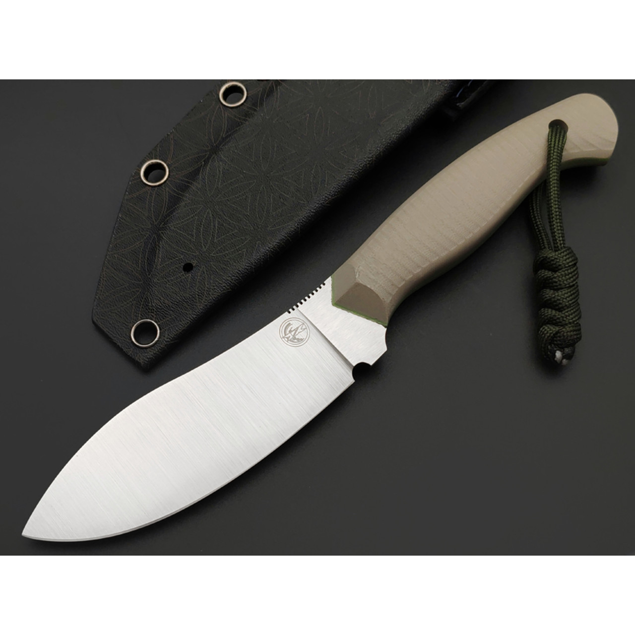 7 ножей нож Нессмук гибрид сталь VG-10 satin, рукоять G10 tan & green