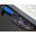 7 ножей нож Handy малый сталь VG-10 bead blast, рукоять G10 blue, ножны Kydex orange & camo digital 7 ножей нож Handy малый сталь VG-10 bead blast, рукоять G10 blue, ножны Kydex orange & camo digital