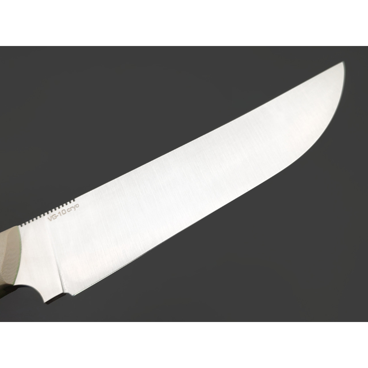 7 ножей нож ТехноПчак гибрид сталь VG-10 satin, спуски конвекс, рукоять G10 tan & green