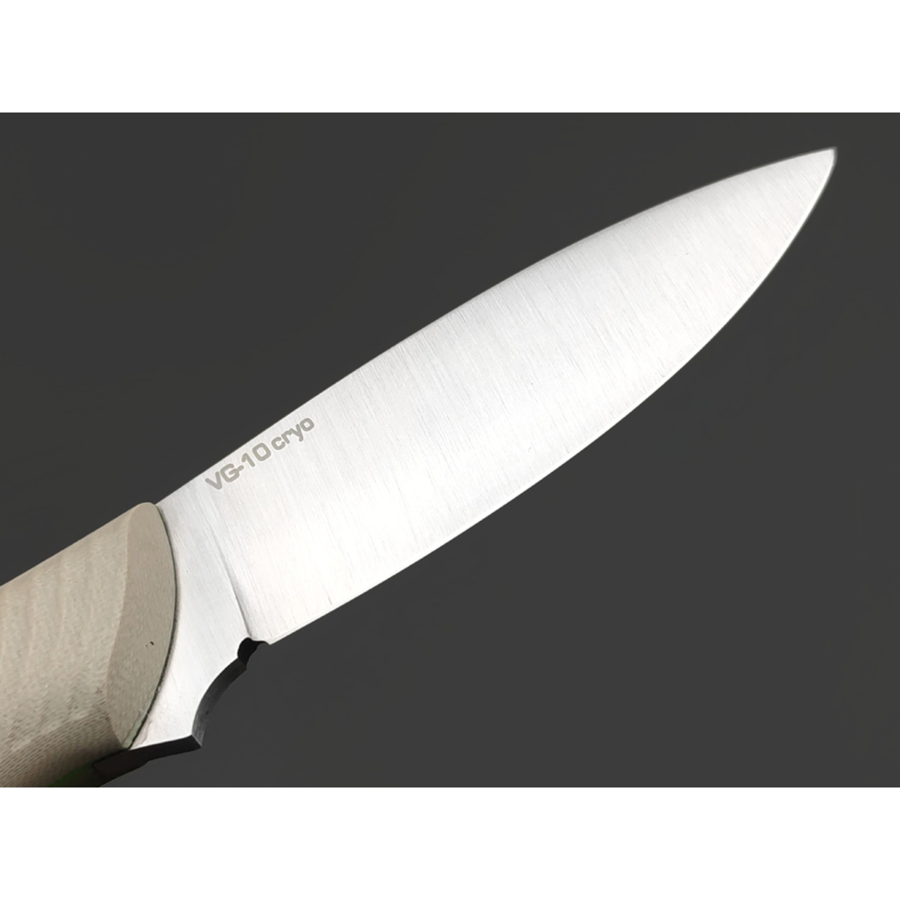 7 ножей нож Колибри гибрид сталь VG-10 satin, спуски конвекс, рукоять G10 tan & green