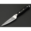 TuoTown D.JS Paring 613512 сталь Damascus VG-10, рукоять Carbon fiber