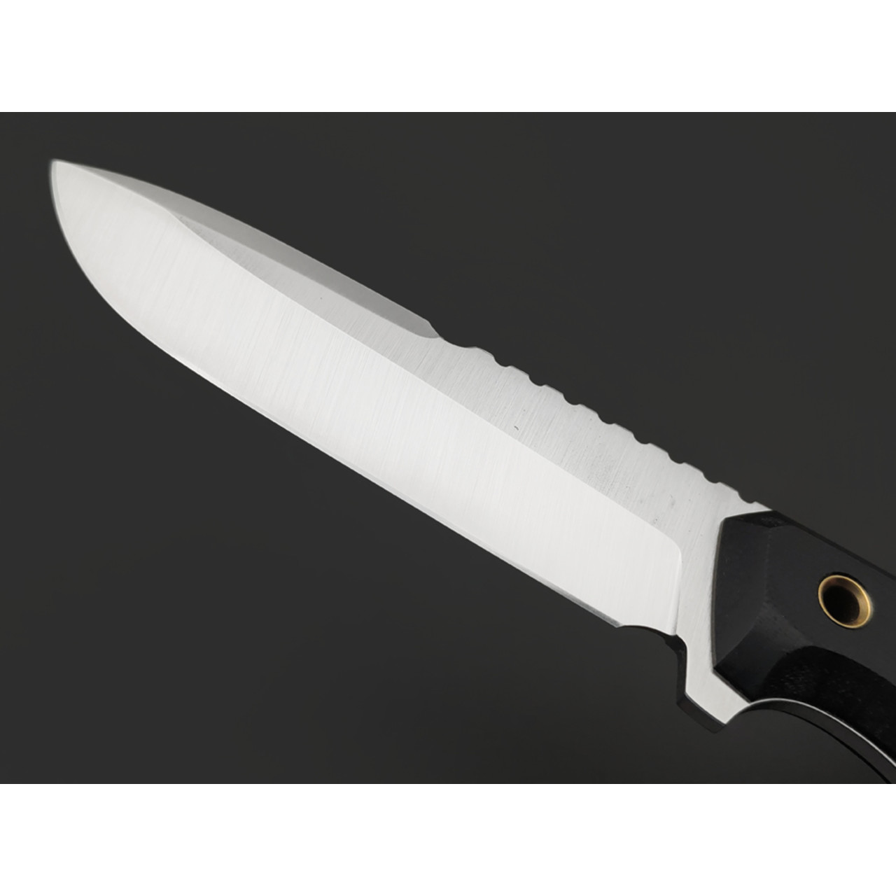 Нож с Котом Тир сталь Aus-10Co satin, рукоять G10 black, Kydex black