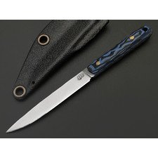 Андрей Кулаков нож Шило-С KUL0143 сталь K110, рукоять G10 laminate black & blue