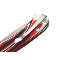 Saro нож Чиж Плюс, сталь Aus-10, рукоять G10 red, black & white Saro нож Чиж Плюс, сталь Aus-10, рукоять G10 red, black & white