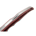 Saro нож Кайман XL сталь K110 bead blast, рукоять G10 red, black & white