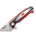 Saro нож Чиж Next сталь Aus-10, рукоять G10 red, white & black