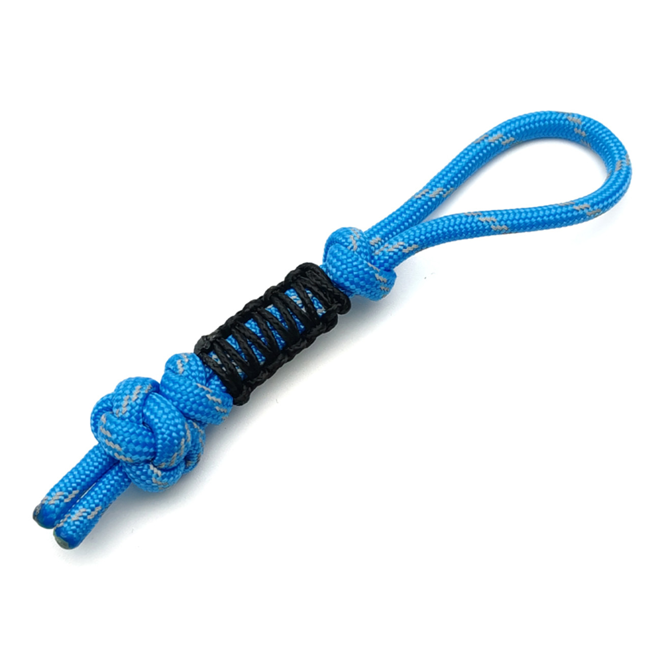 Темляк мини ОрЛина - Carolina Blue Reflective 550 & Micro Cord Black