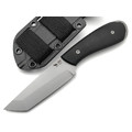 Saro нож Лис Танто сталь K110, рукоять G10 black