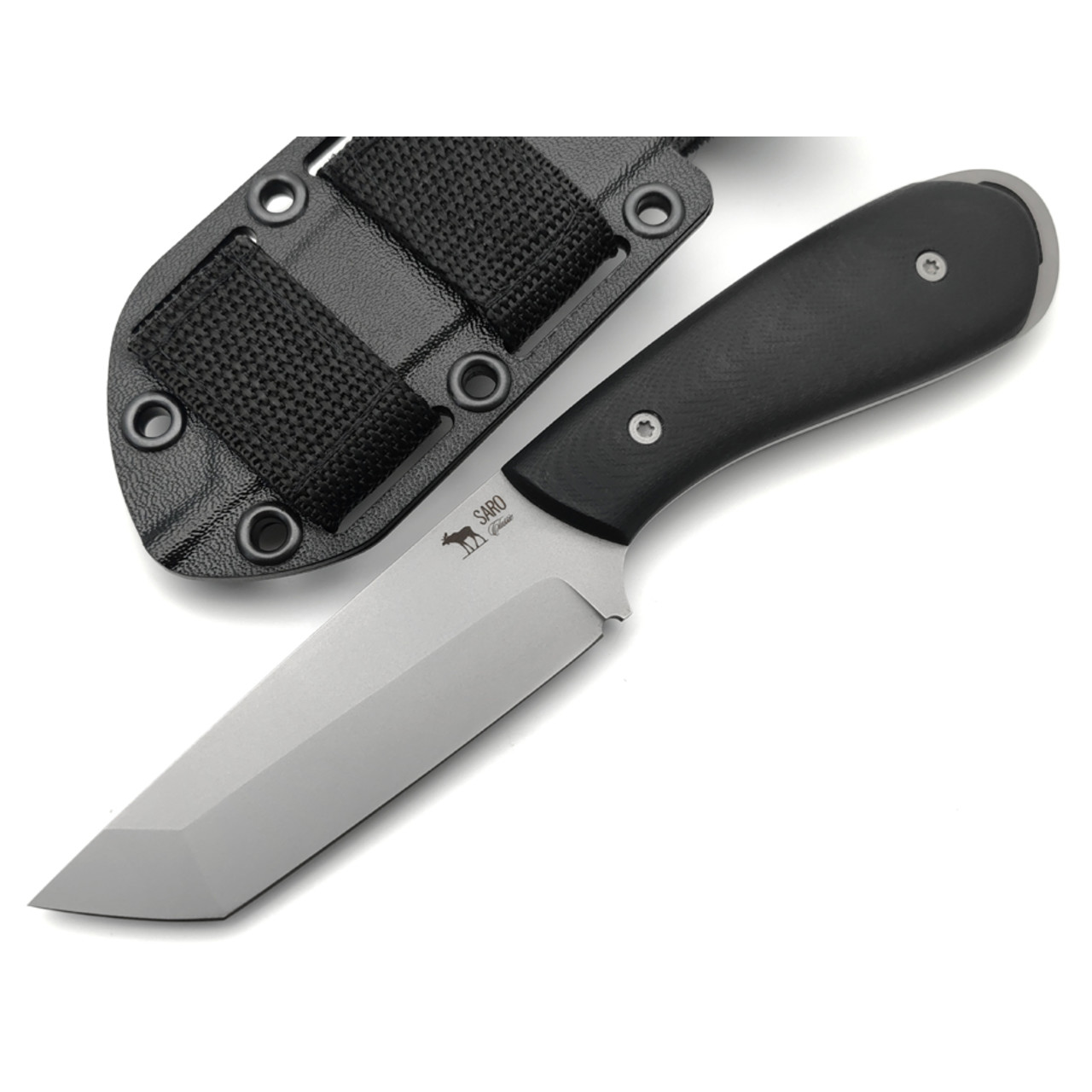 Saro нож Лис Танто сталь K110, рукоять G10 black
