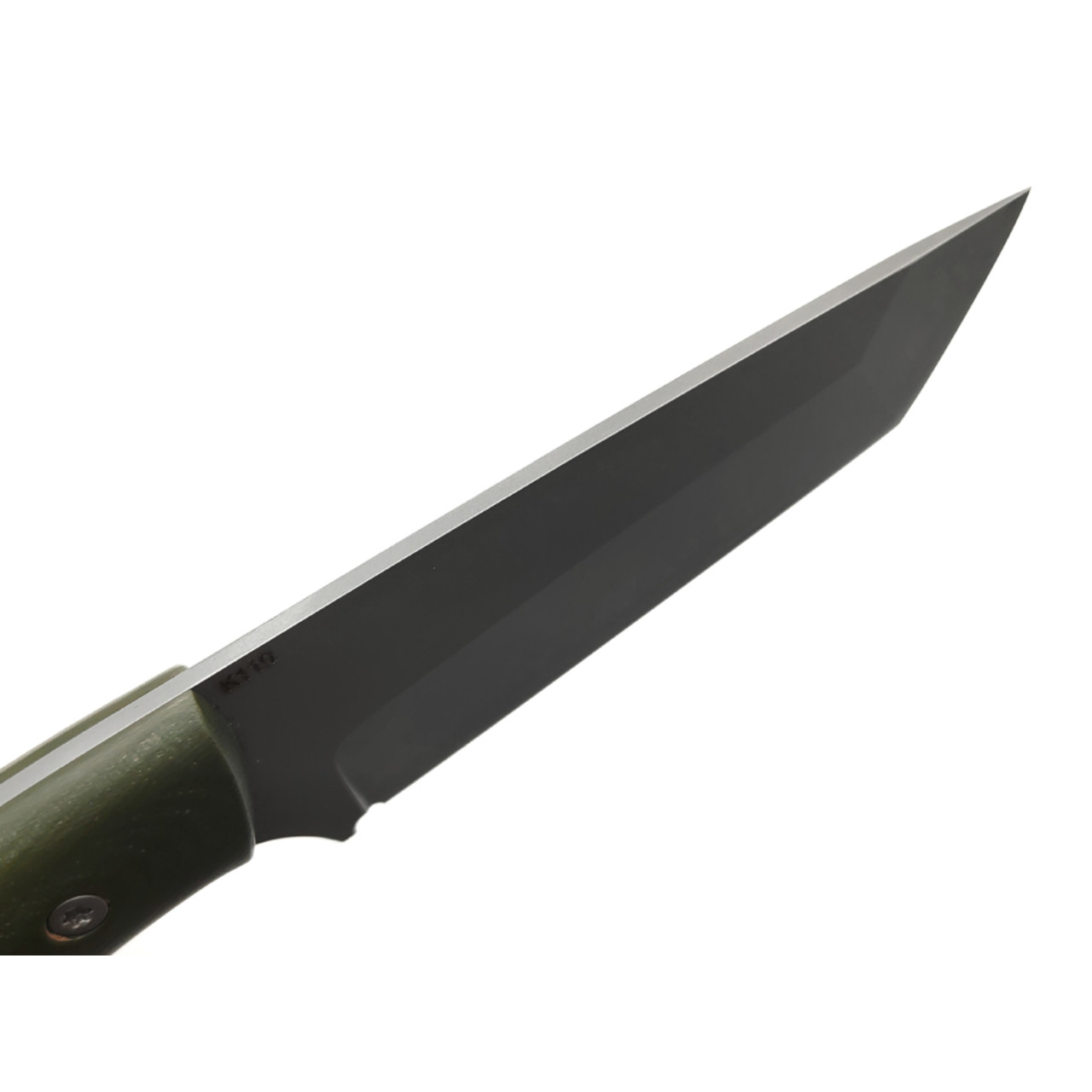 Saro нож Лис Танто сталь K110, рукоять G10 olive
