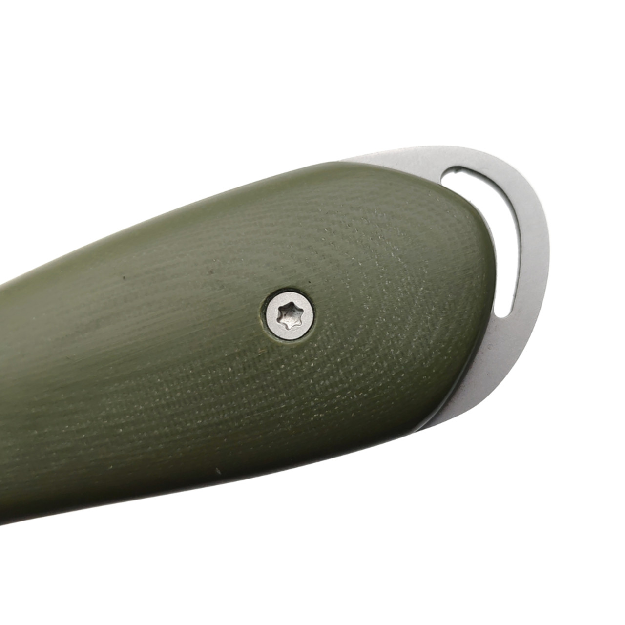 Saro нож Лис Танто сталь K110, рукоять G10 olive
