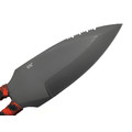 Saro нож Лис 7 сталь 65Г black oxide, рукоять Paracord black & red Saro нож Лис 7 сталь 65Г black oxide, рукоять Paracord black & red