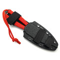 Saro нож Лис 7 сталь 65Г black oxide, рукоять Paracord red Saro нож Лис 7 сталь 65Г black oxide, рукоять Paracord red