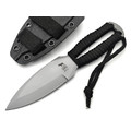 Saro нож Лис 7 сталь Aus-6 bead blast, рукоять шнур чёрный Saro нож Лис 7 сталь Aus-6 bead blast, рукоять шнур чёрный