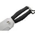Saro нож Лис 7 сталь Aus-6 bead blast, рукоять шнур чёрный Saro нож Лис 7 сталь Aus-6 bead blast, рукоять шнур чёрный