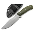 Saro нож Егерь сталь Aus-10 bead blast, рукоять G10 olive