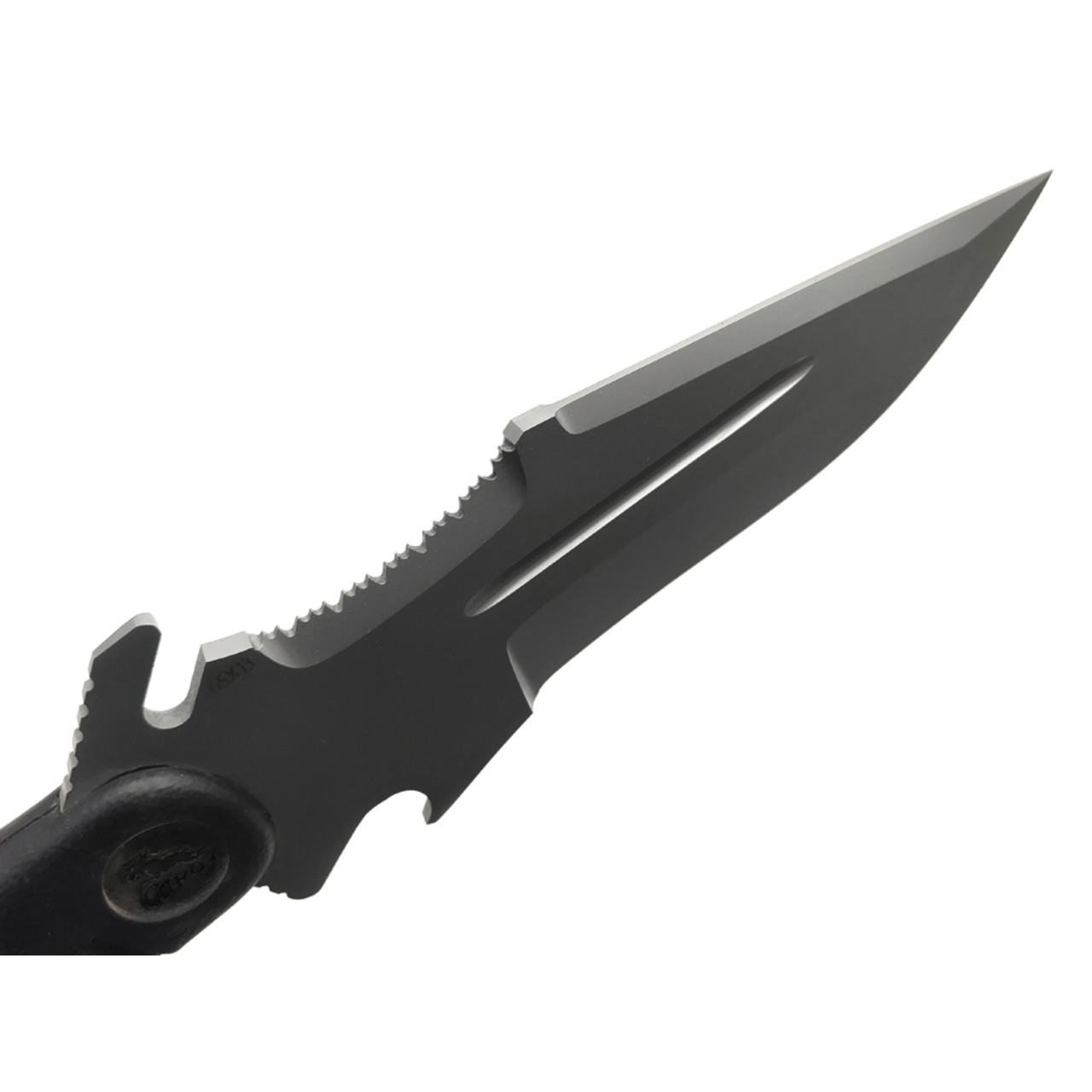 Saro нож Катран сталь 65Х13 bead blast, рукоять резина