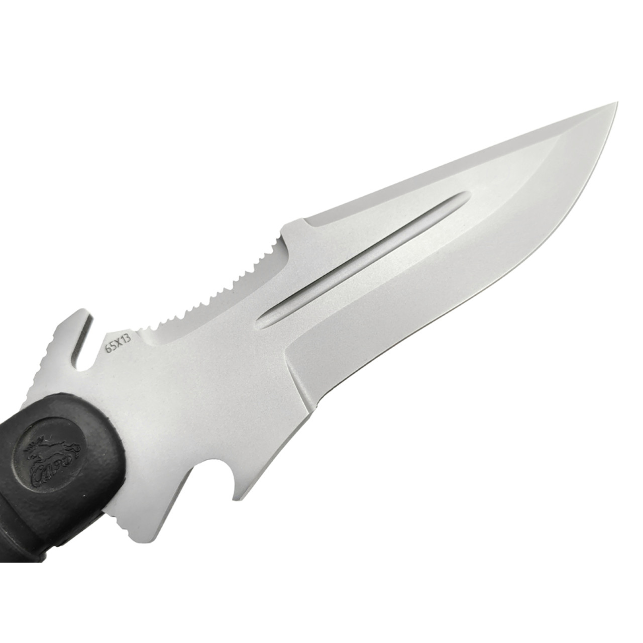 Saro нож Катран сталь 65Х13 bead blast, рукоять резина