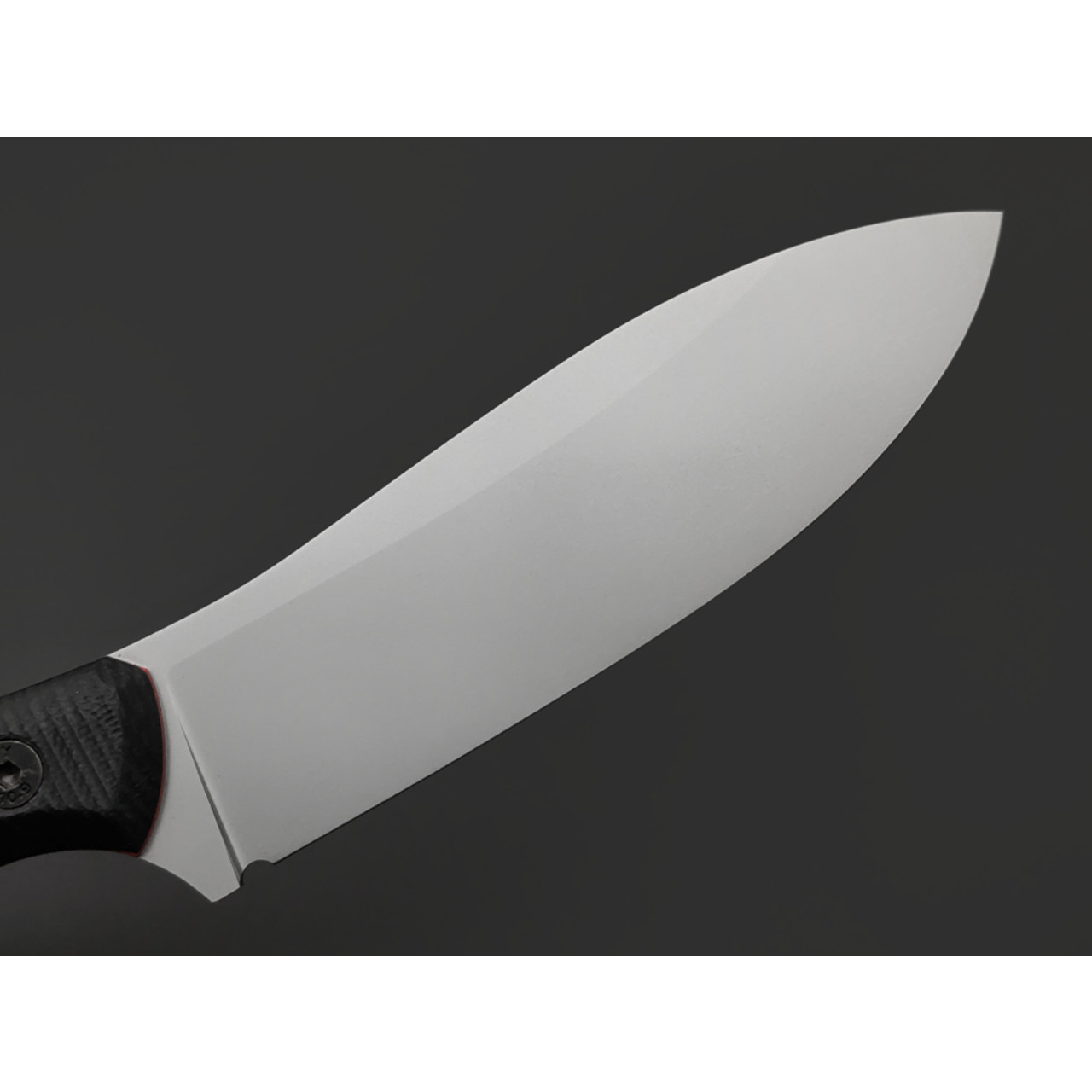 Град Горький нож Канадец сталь Aus-10Co bead blast, рукоять G10 black & red