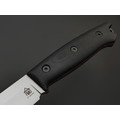 Град Горький нож Универсал сталь Х12МФ bead blast, рукоять G10 black & red