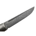 Град Горький нож Пукко сталь PGK травление, рукоять стаб. Карельская берёза, мельхиор