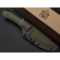 Град Горький нож Леший спуски конвекс сталь Aus-10Co satin, рукоять G10 olive