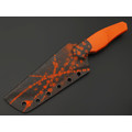 BRK нож Спанто сталь VG-10 satin, рукоять G10 orange