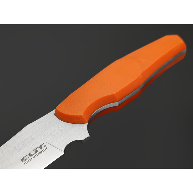 BRK нож Спанто сталь VG-10 satin, рукоять G10 orange