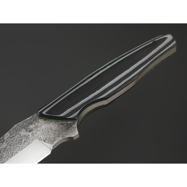 BRK нож Спанто сталь VG-10 satin, рукоять Micarta black & grey