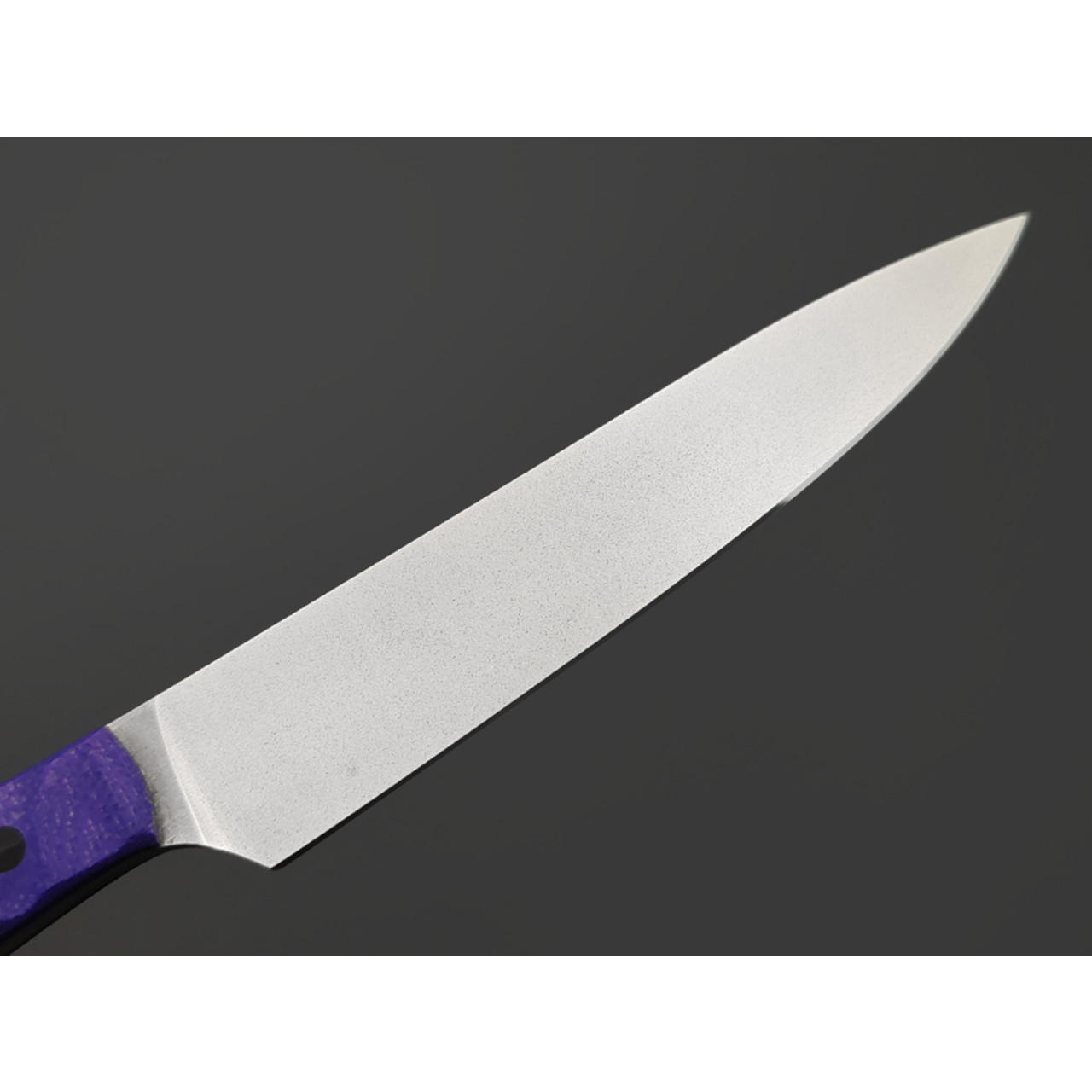 BRK нож овощной Семечка сталь Elmax bb, рукоять G10 purple & yellow