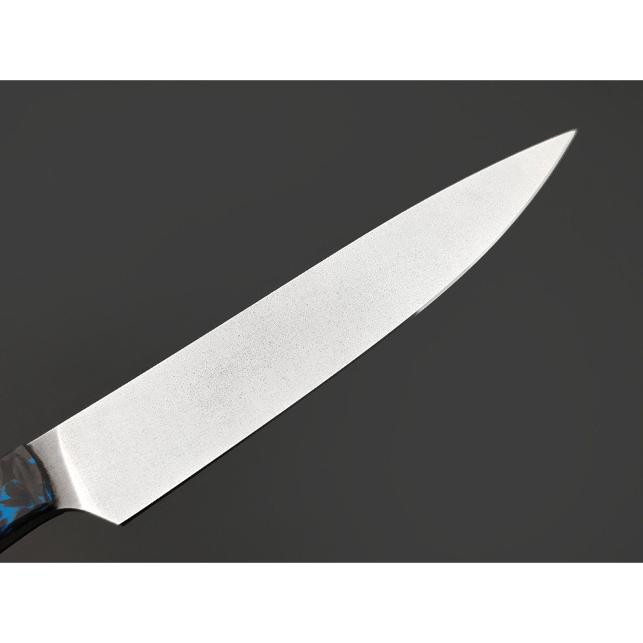 BRK нож овощной Семечка сталь JM390 bb, рукоять Carbon fiber chaotic blue
