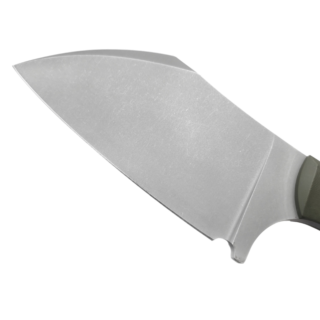 Волчий Век нож Mordor сталь 1.4116 WA стоунвош, рукоять G10 olive, пины карбон