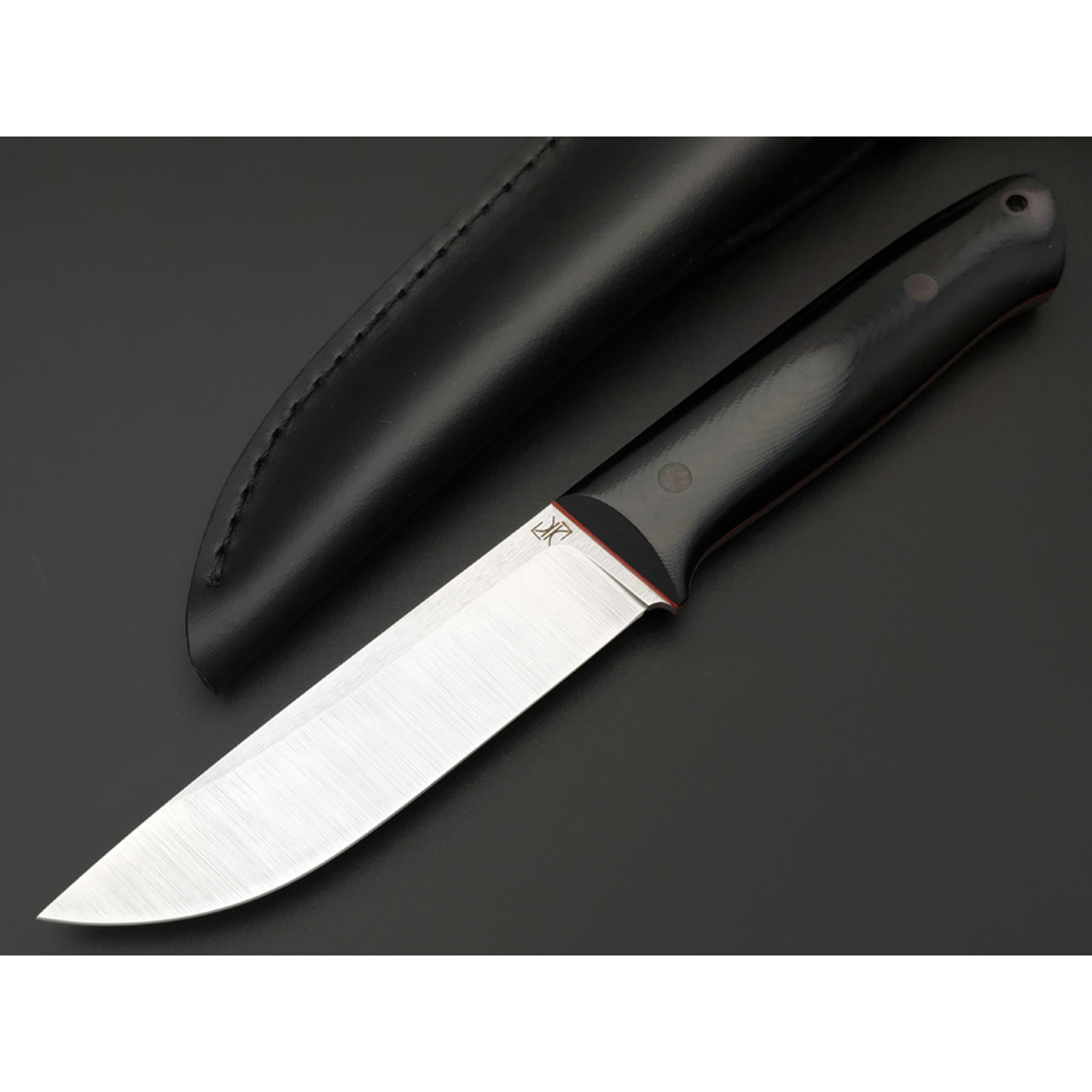 Кузница Ковчег нож Скаут сталь Elmax, рукоять G10 black & red
