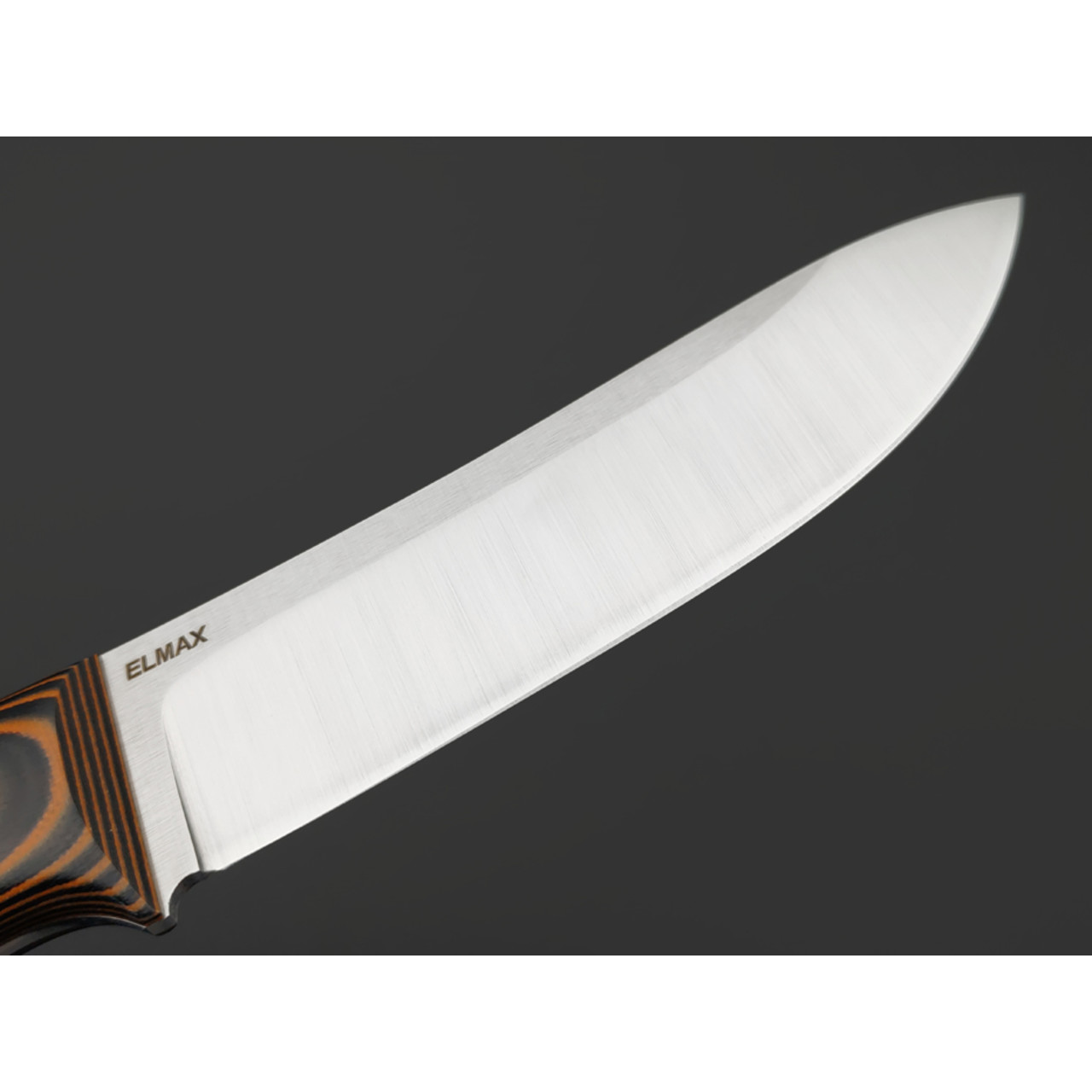 Кузница Ковчег нож Таёжный сталь Elmax, рукоять G10 black & orange