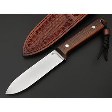 Кузница Ковчег нож Кефарт сталь N690, рукоять Айронвуд, G10 black