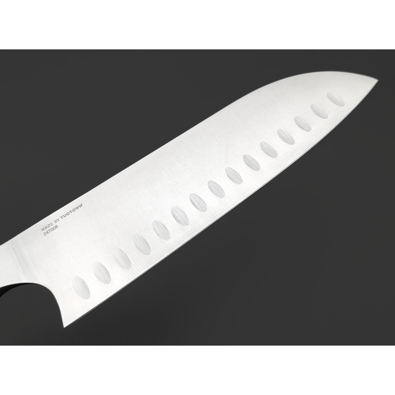 TuoTown Juno Santoku 18 см 247008 сталь German 1.4116, рукоять Stainless steel, ABS