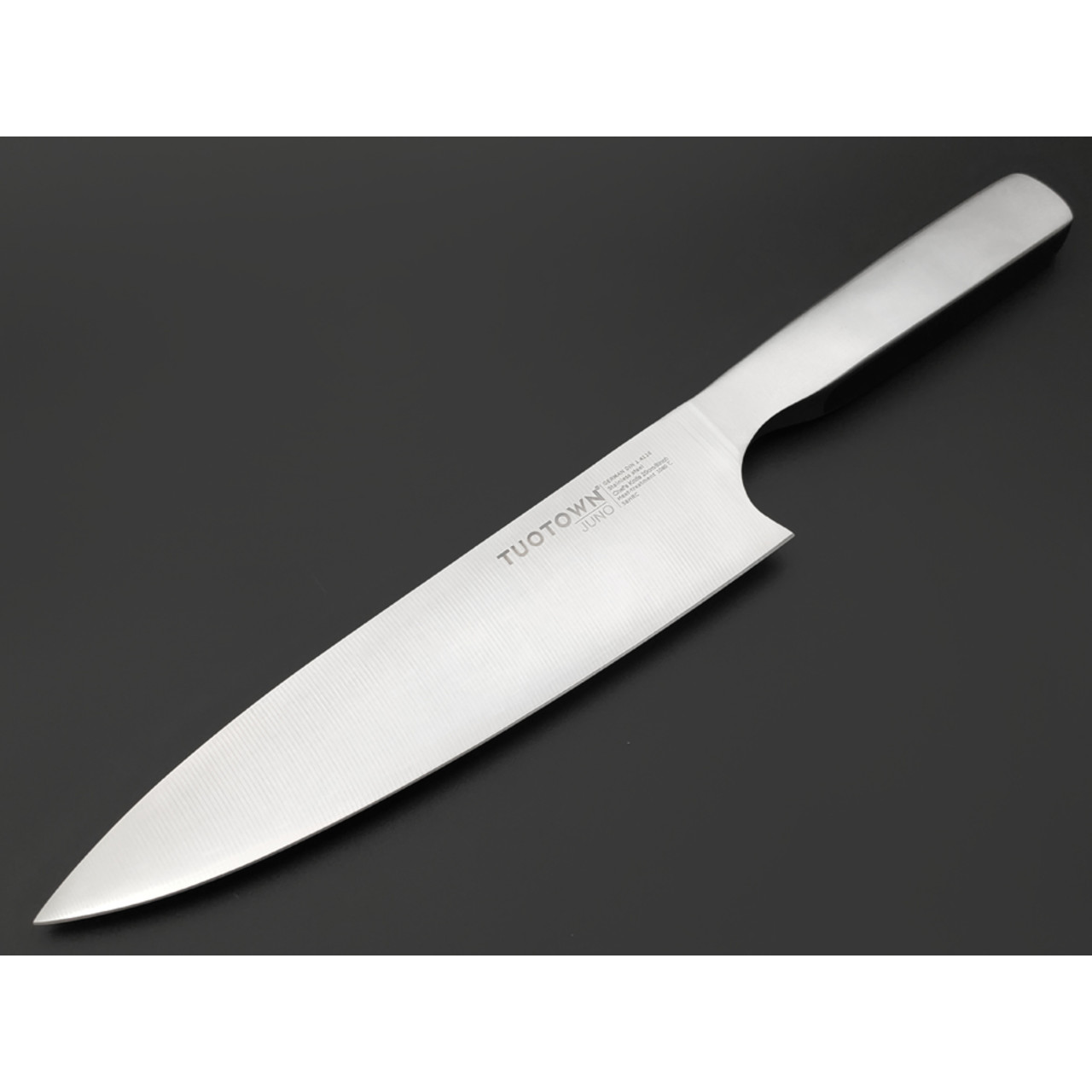 TuoTown Juno Chefs 20 см 248001 сталь German 1.4116, рукоять Stainless steel, ABS