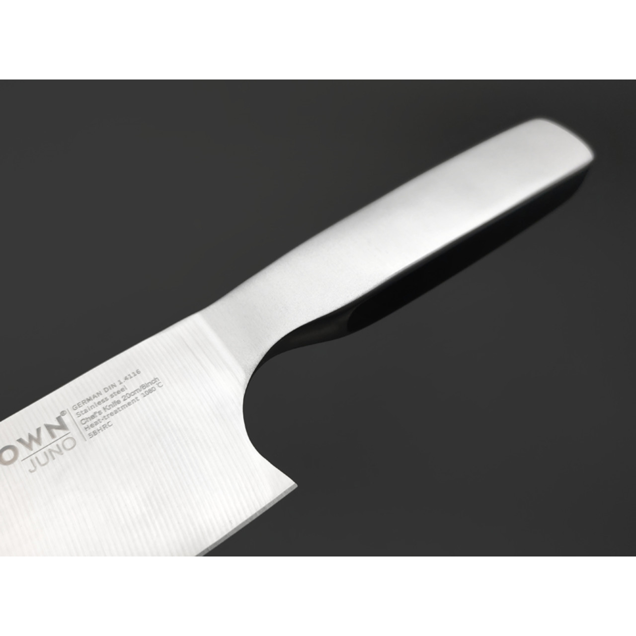 TuoTown Juno Chefs 20 см 248001 сталь German 1.4116, рукоять Stainless steel, ABS