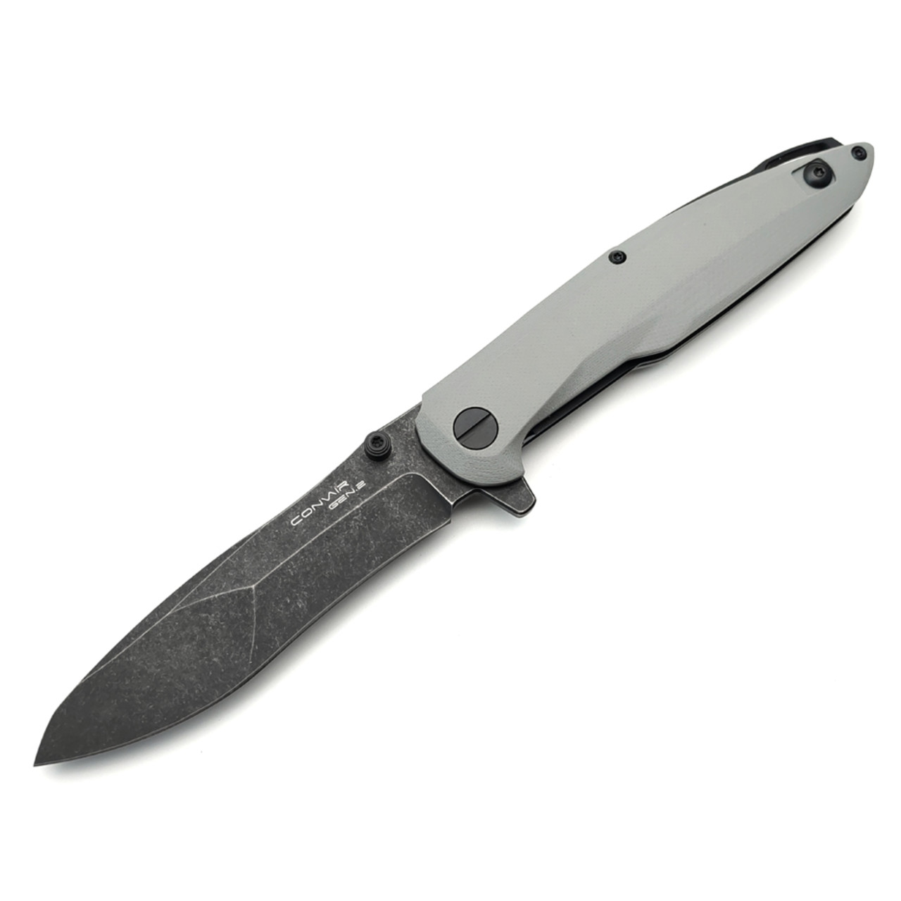 Mr.Blade нож Convair Gen.2 сталь D2 блэквош, рукоять G10 grey