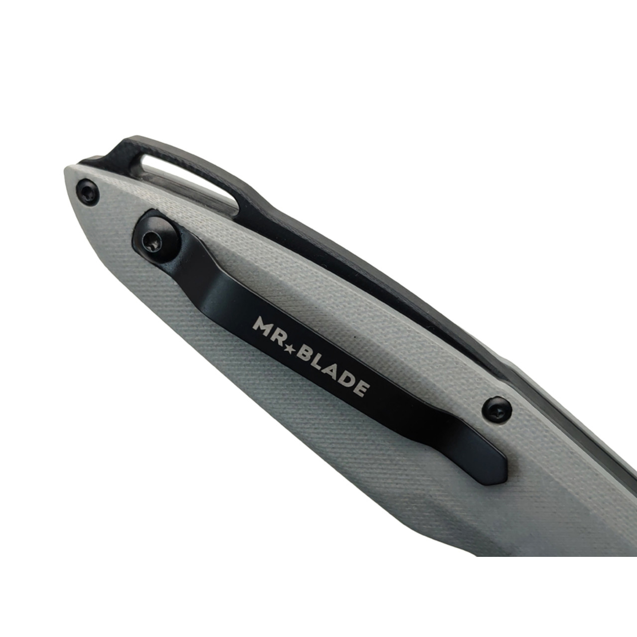 Mr.Blade нож Convair Gen.2 сталь D2 блэквош, рукоять G10 grey