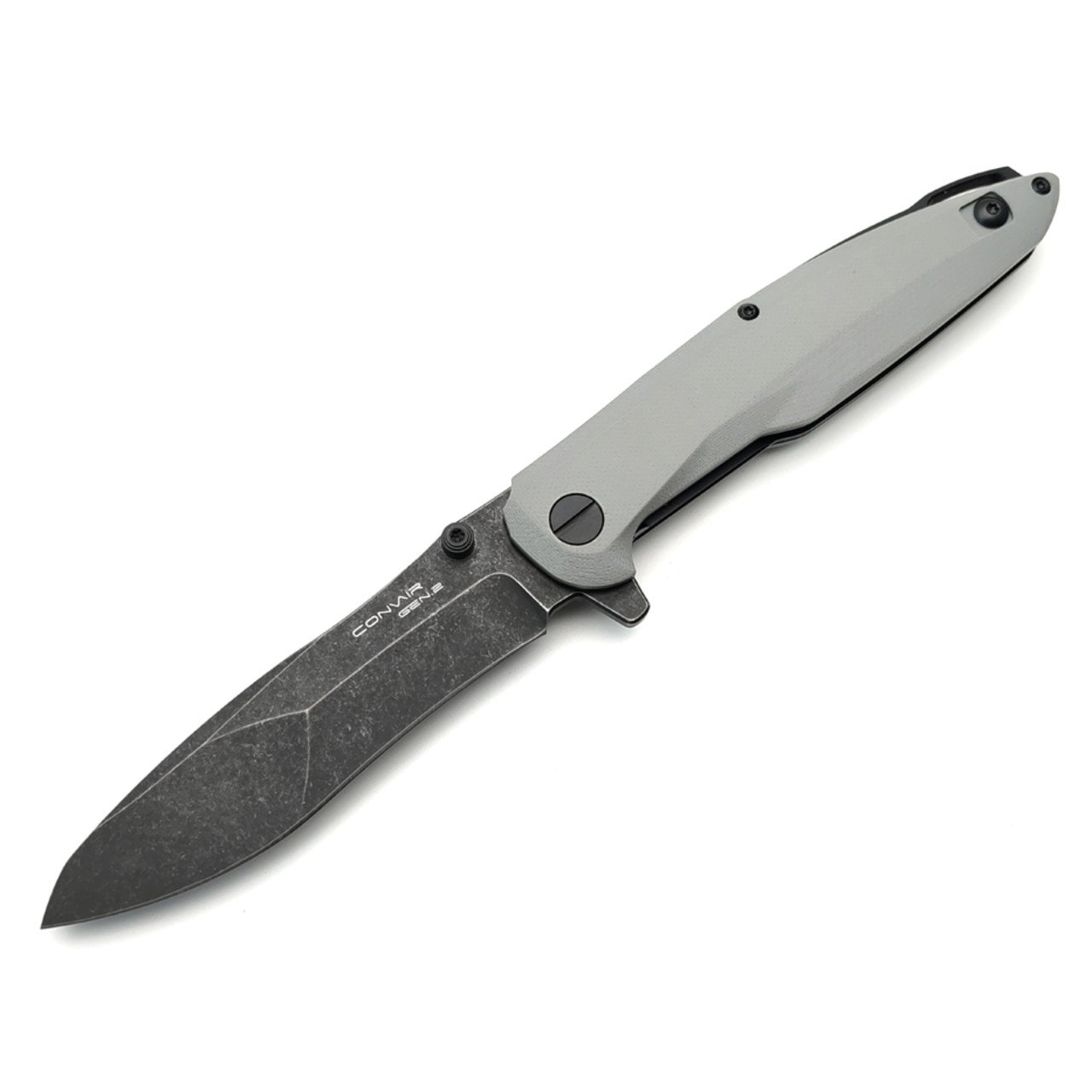 Mr.Blade нож Convair Gen.2 сталь D2 блэквош, рукоять G10 grey