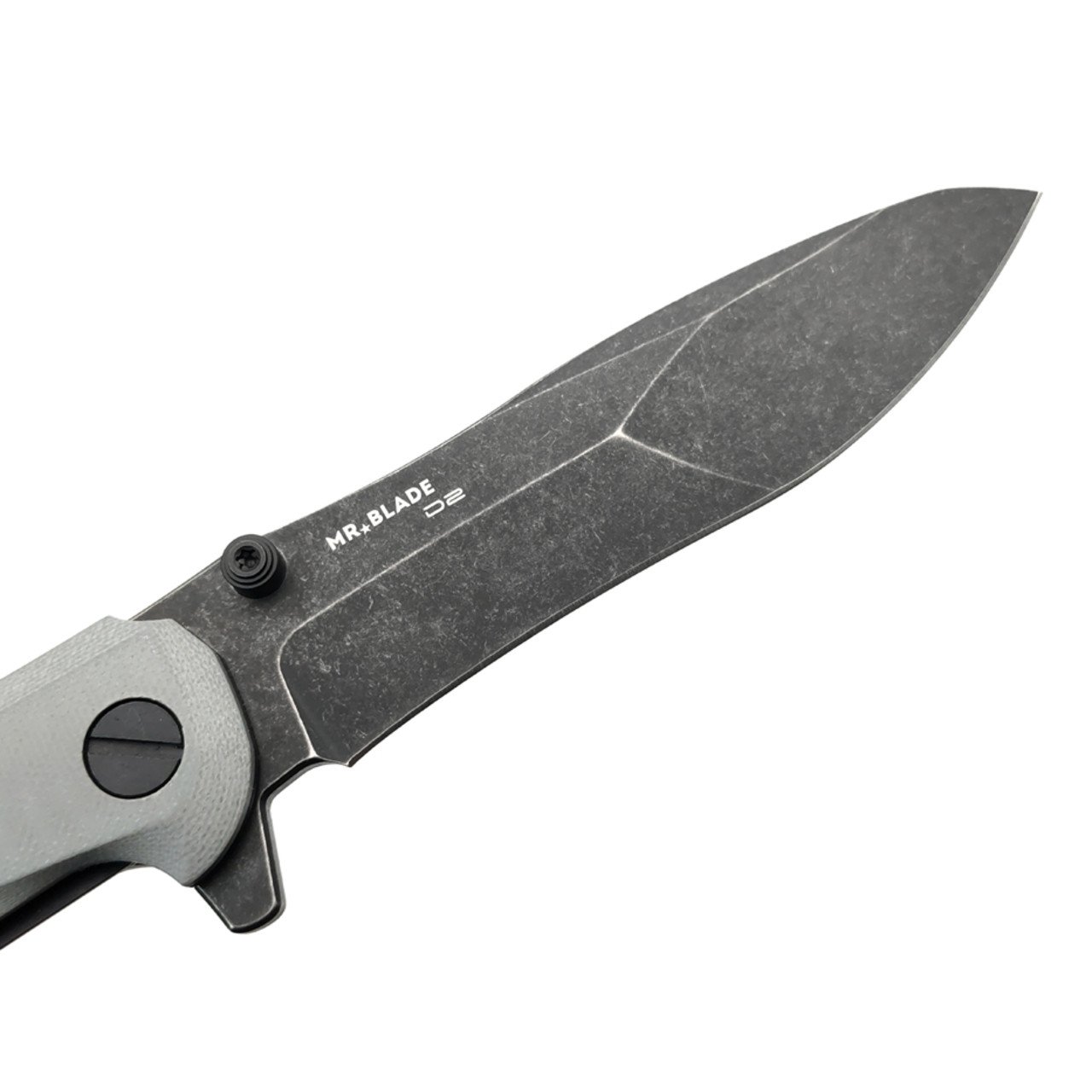 Mr.Blade нож Convair Gen.2 сталь D2 блэквош, рукоять G10 grey