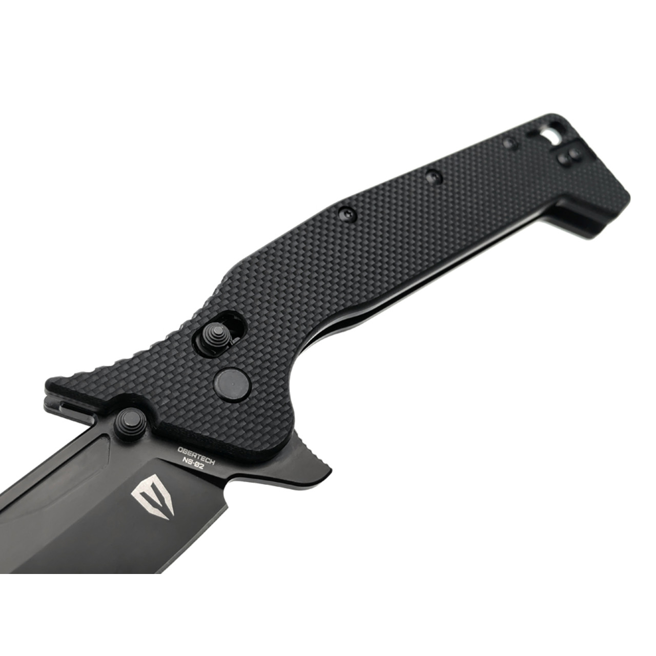 Obertech нож NS-02 TB Tanto сталь VG-10 black oxide, рукоять G10 black