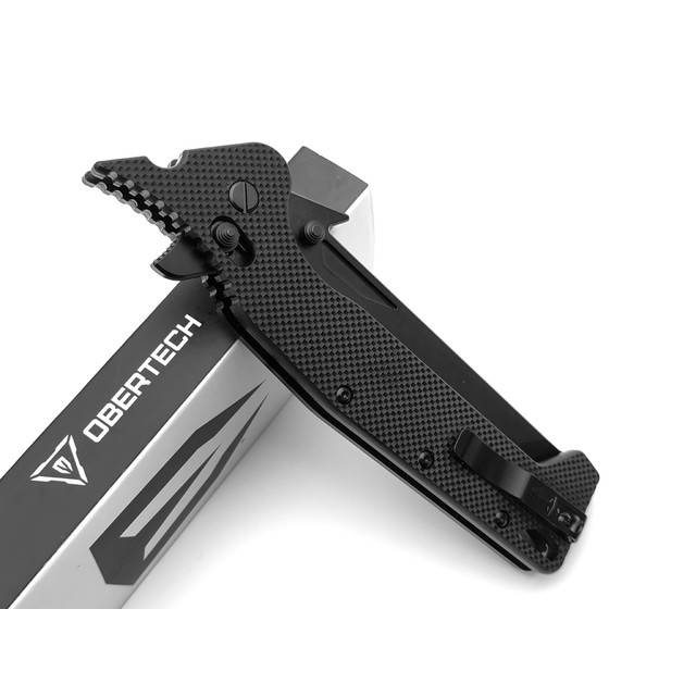 Obertech нож NS-02 TB Tanto сталь VG-10 black oxide, рукоять G10 black