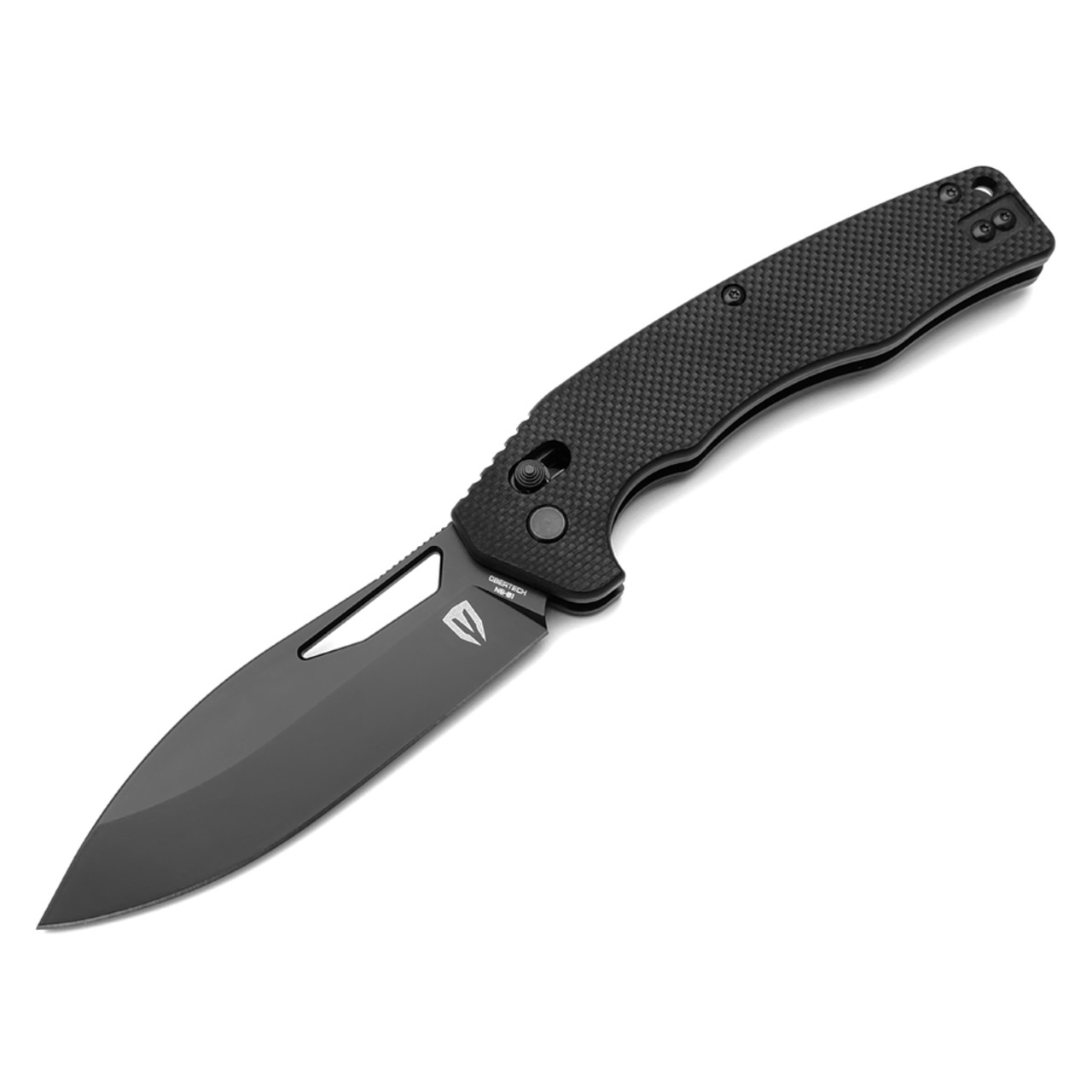 Obertech нож NS-01 DB сталь VG-10 black oxide, рукоять G10 black