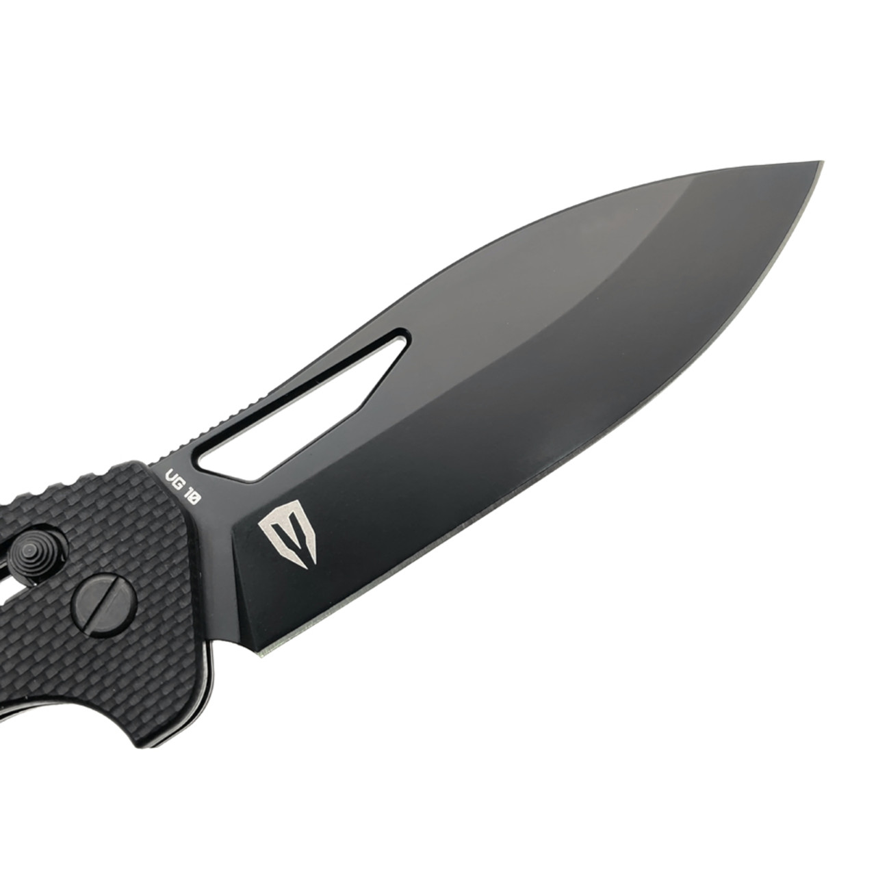 Obertech нож NS-01 DB сталь VG-10 black oxide, рукоять G10 black