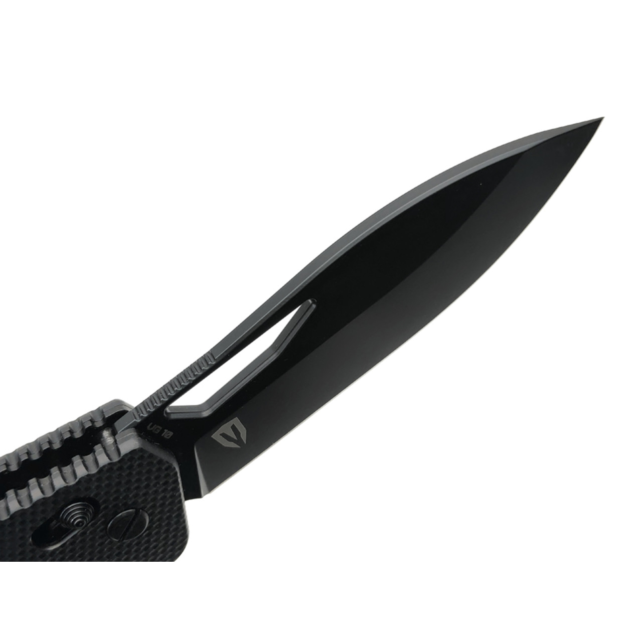Obertech нож NS-01 DB сталь VG-10 black oxide, рукоять G10 black
