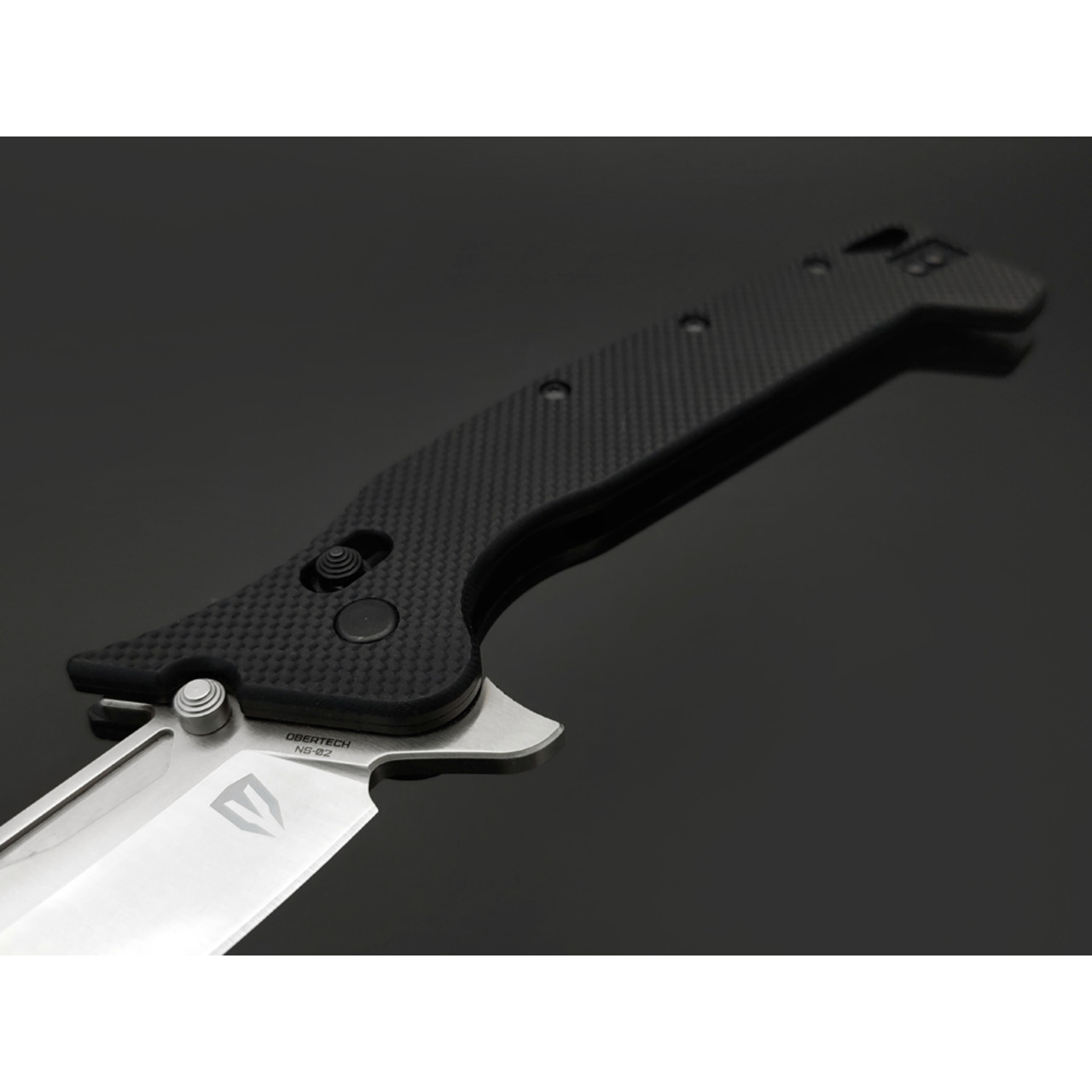 Obertech нож NS-02 TS Tanto сталь VG-10 satin, рукоять G10 black
