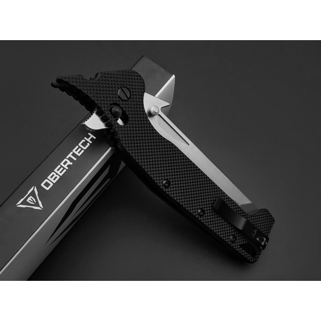 Obertech нож NS-02 TS Tanto сталь VG-10 satin, рукоять G10 black