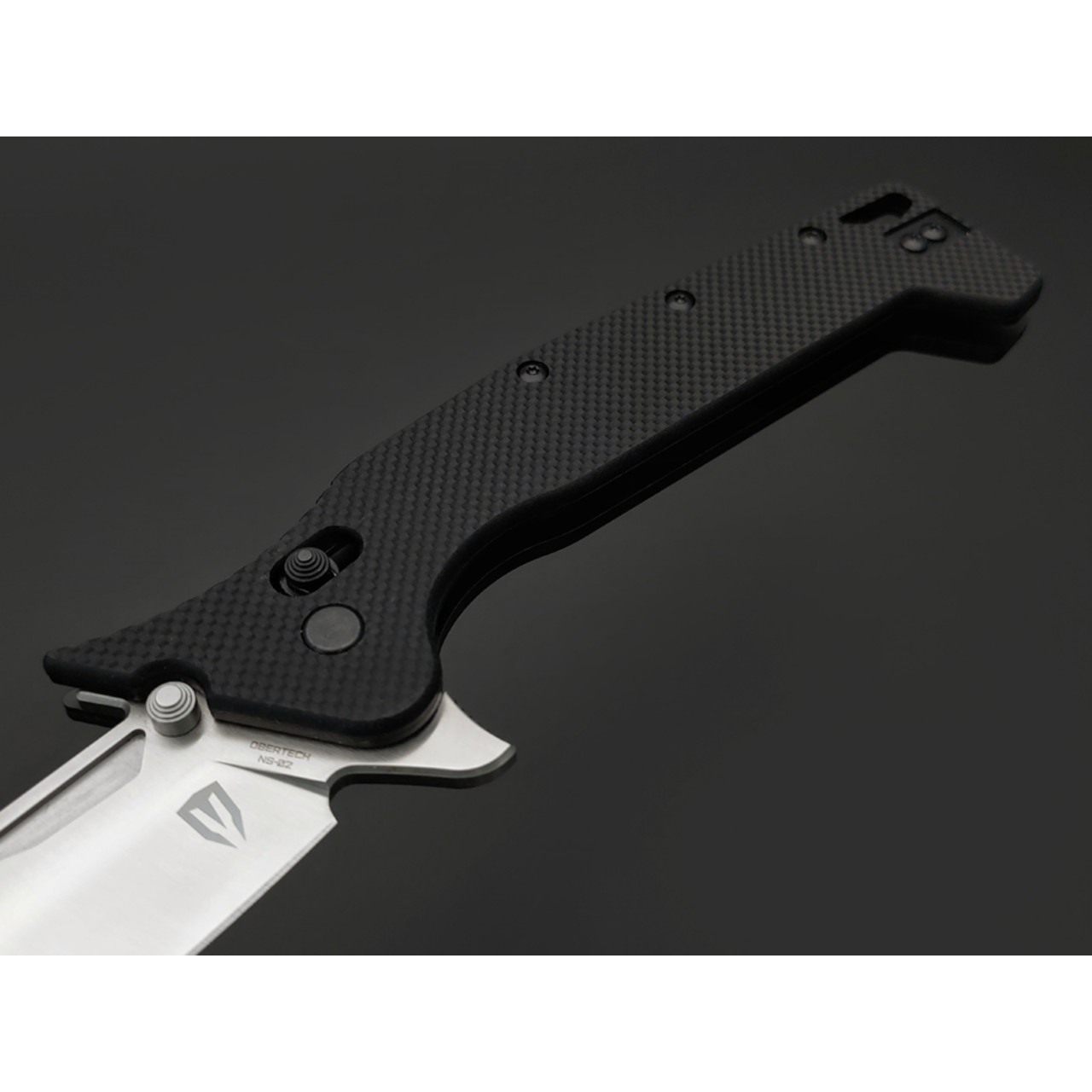 Obertech нож NS-02 NS сталь VG-10 satin, рукоять G10 black